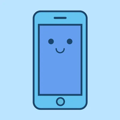 Cute Phone, illustration by Walid Sodki
