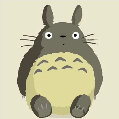 Totoro, illustration by Walid Sodki