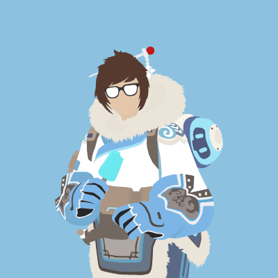 Illustration of Mei from Overwatch