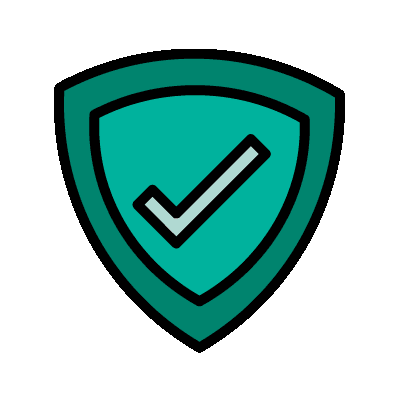 Animation of a shining shield