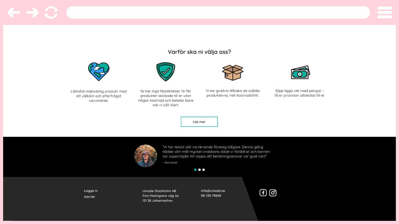 Unisale Website